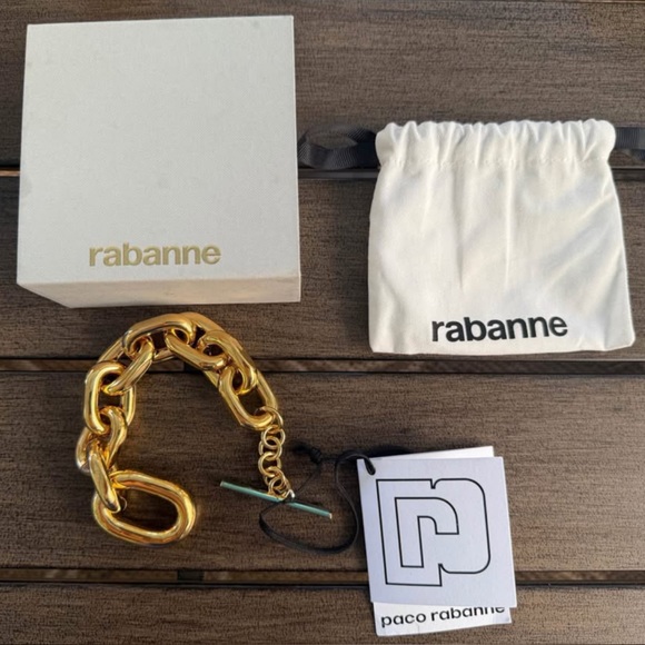Paco Rabanne Jewelry - Paco Rabanne Oversized Chain Bracelet – Runway Style – Full Set w/ Box & Tag